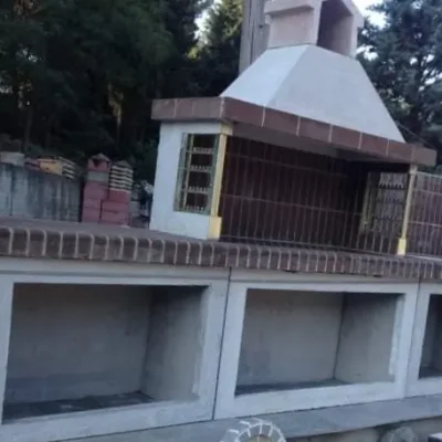 ΣΕΤ Ψησταριά, Νεροχύτης & Πάγκος, με ορθογώνιους αποθηκευτικούς χώρους